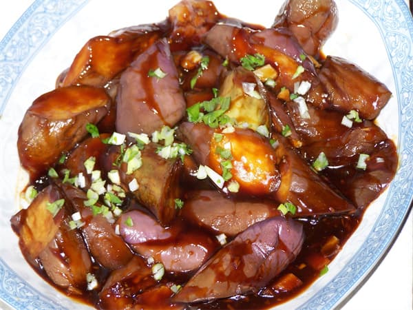 Eggplant with Garlic Sauce