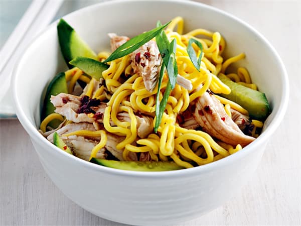 Sesame Chicken with Noodles