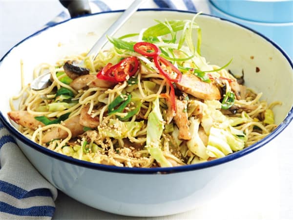 Sesame Chicken with Noodles