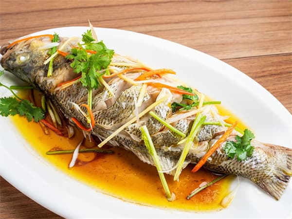 Steamed Sea Bass