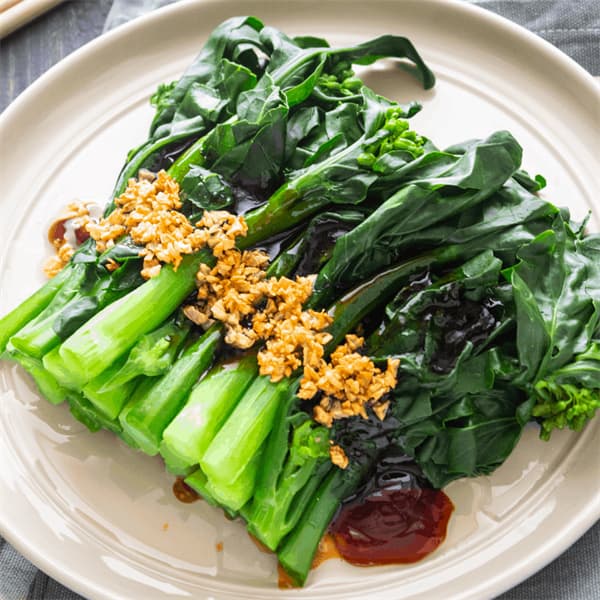 Stir-Fried Chinese Broccoli with Garlic