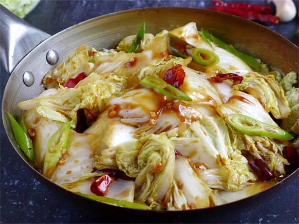 Stir-fried Chinese Cabbage with Garlic