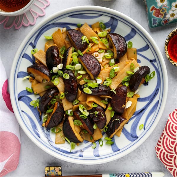 Stir-fried Chinese Mushrooms