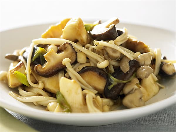 Stir-fried Chinese Mushrooms