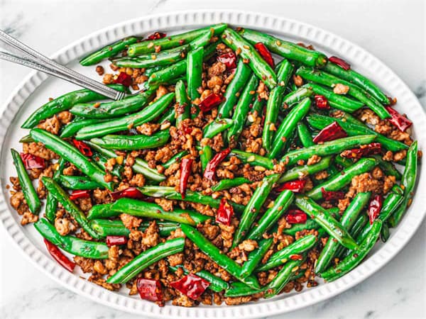 Stir-fried Green Beans with Minced Pork