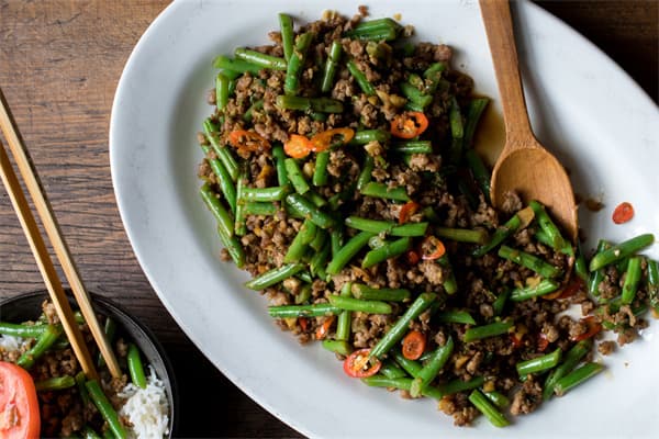 Stir-fried Green Beans with Minced Pork