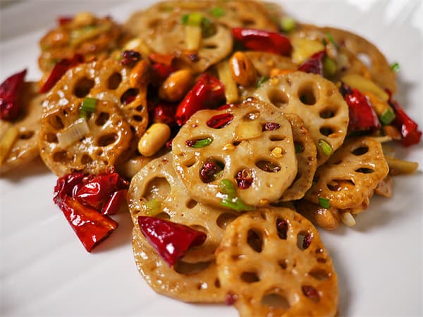 Stir fried Lotus Root