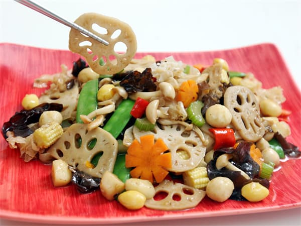 Stir fried Lotus Root