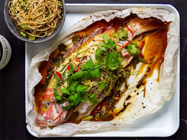 Baked Fish with Miso and Ginger