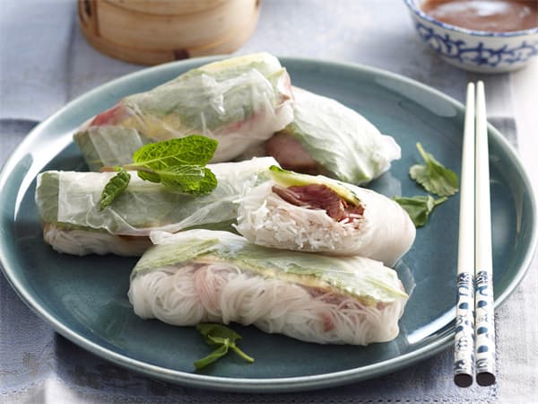 Beef Rice Noodle Rolls