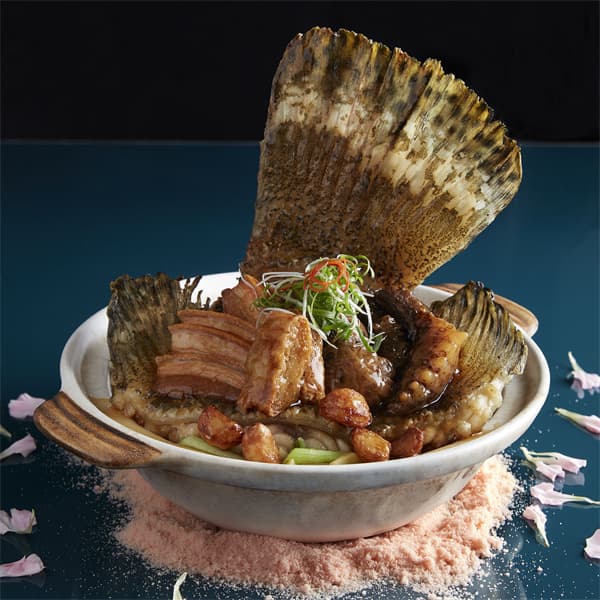 Braised Sea Cucumber with Pork Belly