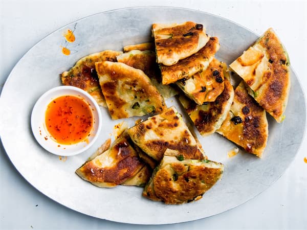 Chive Pancakes