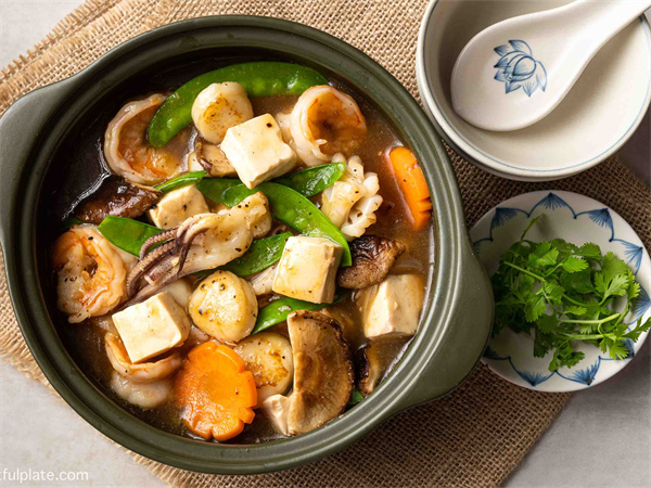 Fish Stew with Tofu and Vegetables