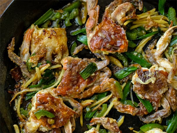 Ginger and Scallion Crab
