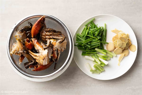 Ginger and Scallion Crab
