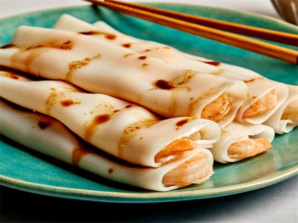 Shrimp Rice Noodle Rolls