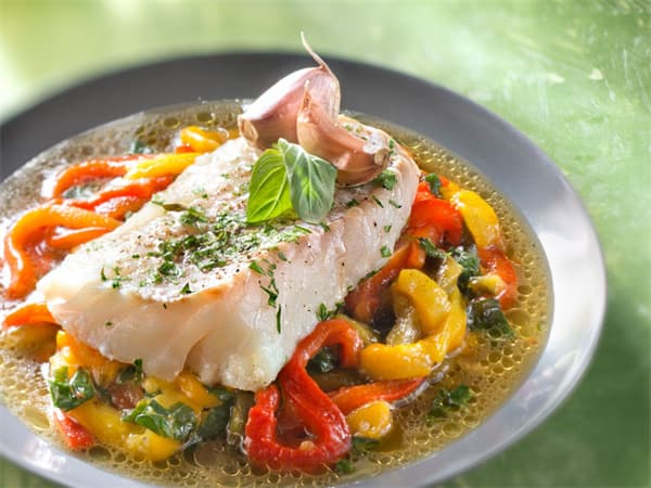 Spicy Fish with Peppers and Garlic