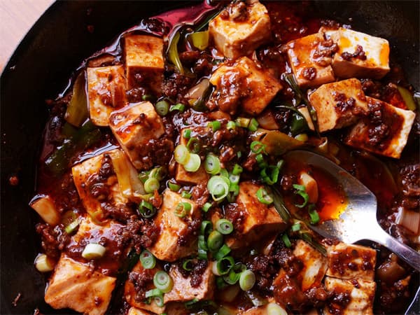 Spicy Mapo Tofu with Seafood