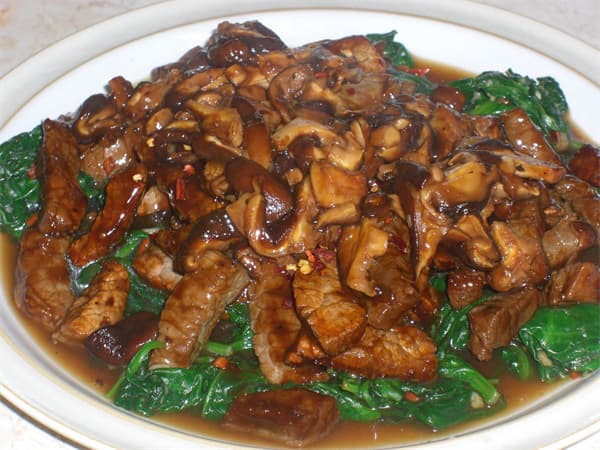 Steamed Beef with Oyster Sauce