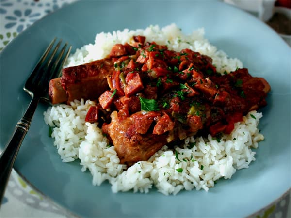 Steamed Pork Ribs with Rice