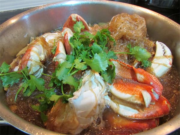 Stir-Fried Crab with Vermicelli Noodles