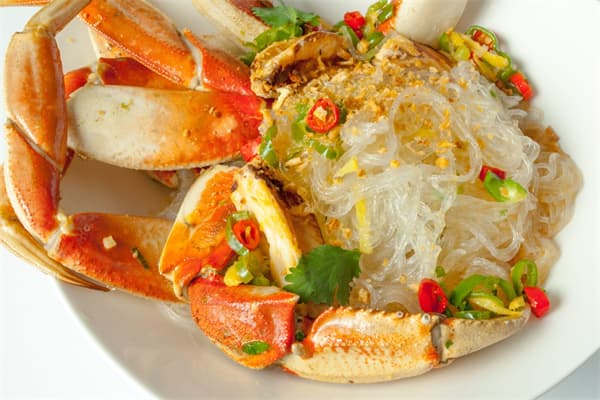 Stir-Fried Crab with Vermicelli Noodles