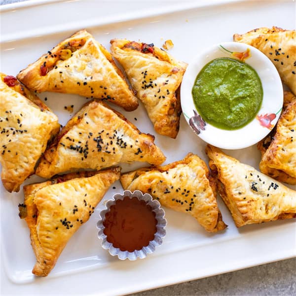Pav Bhaji Puffs