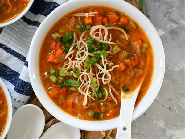 Veggie Manchow Soup